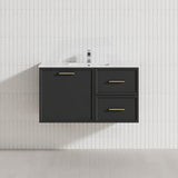 Lukka 600-1500mm Kingsley Federation Wall Hung PVC Vanity Variant Colour Available