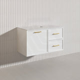 Lukka 900mm Kingsley Federation Wall Hung PVC Vanity Variant Colour Available