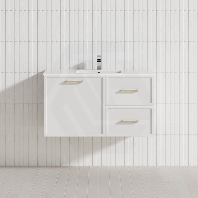 Lukka 600-1500mm Kingsley Federation Wall Hung PVC Vanity Variant Colour Available