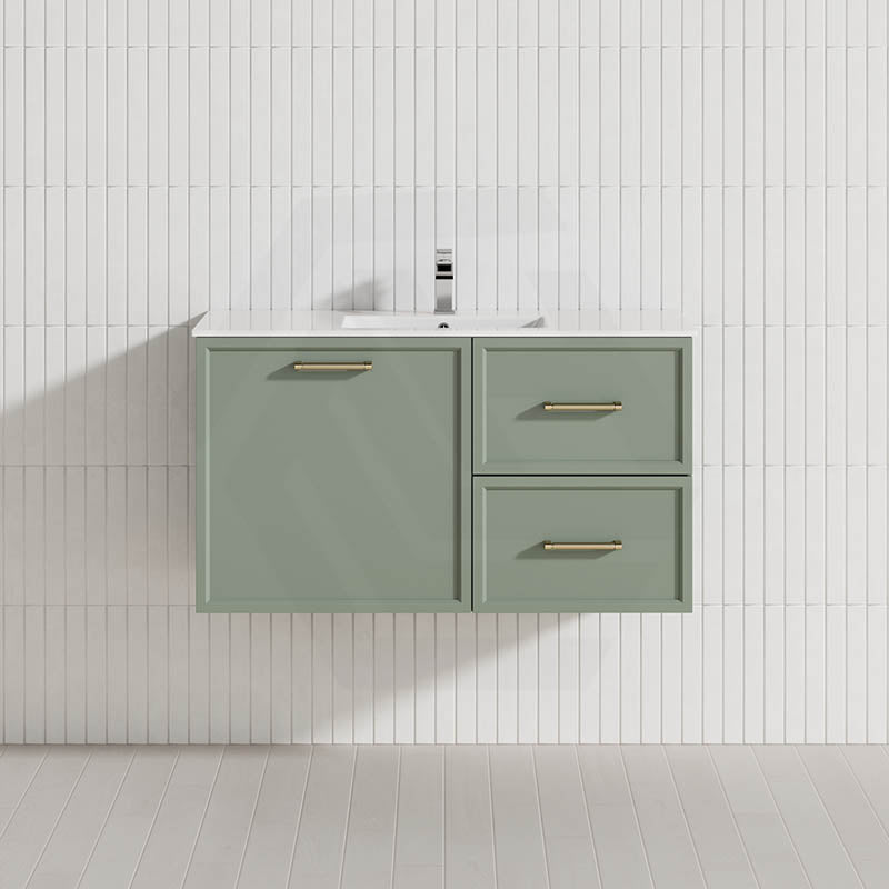 Lukka 600-1500mm Kingsley Federation Wall Hung PVC Vanity Variant Colour Available