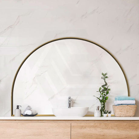 Lukka Arco 1200/1500mm Half-moon Framed Mirror Copper Free Variant Colour Available