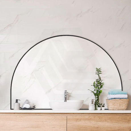 Lukka Arco 1200/1500mm Half-moon Framed Mirror Copper Free Variant Colour Available