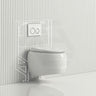 RAK Cloud Rimless Flush Wall Hung Toilet Pan with R&T Framed Inwall Concealed Cistern Push Button Available