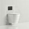 ZARA Rimless Wall Hung Toilet Suite 515x360x350mm - Gloss White