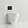 ZARA Rimless Wall Hung Toilet Suite 515x360x350mm - Gloss White