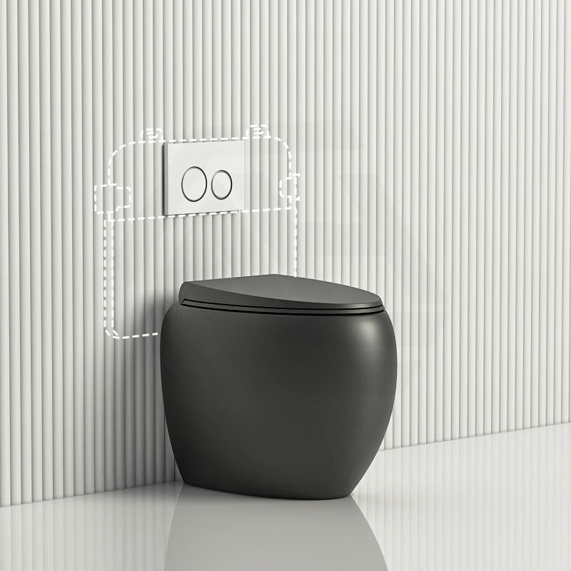 RAK CLOUD Rimless Wall Faced Toilet Pan Variant Colour with R&T Frameless Inwall Concealed Cistern Push Button Available