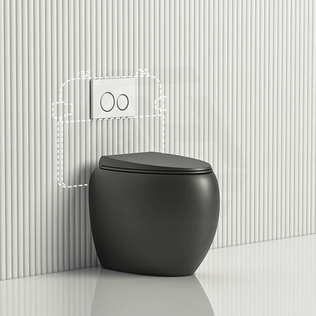 RAK CLOUD Rimless Wall Faced Toilet Pan Variant Colour with R&T Frameless Inwall Concealed Cistern Push Button Available