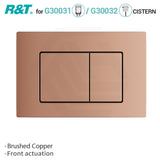 R&T Square Toilet Button Push Plate for In-wall Concealed Cistern G3004109 Variant Colour Available