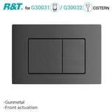 R&T Square Toilet Button Push Plate for In-wall Concealed Cistern G3004109 Variant Colour Available