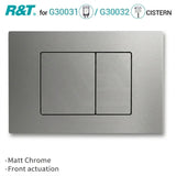 R&T Square Toilet Button Push Plate for In-wall Concealed Cistern G3004109 Variant Colour Available