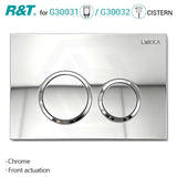 R&T Round Push Toilet Button for In-wall Concealed Cistern G30032 or G30031 Variant Colour Available