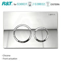 R&T Round Push Toilet Button for In-wall Concealed Cistern G30032 or G30031 Variant Colour Available