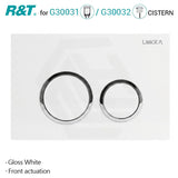 R&T Round Push Toilet Button for In-wall Concealed Cistern G30032 or G30031 Variant Colour Available