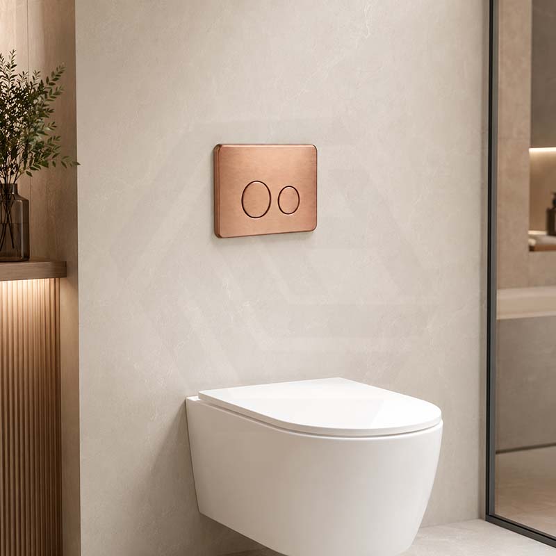 R&T Round Stainless Steel Toilet Button for In-wall Concealed Cistern G30032/G30031 - Variant Colour