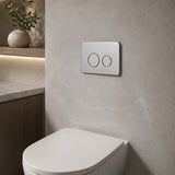 R&T Round Stainless Steel Toilet Button for In-wall Concealed Cistern G30032/G30031 - Variant Colour