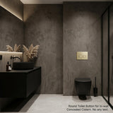 R&T Round Stainless Steel Toilet Button for In-wall Concealed Cistern G30032/G30031 - Variant Colour