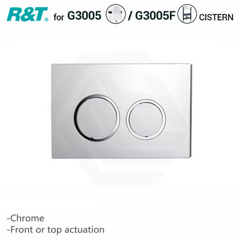 R&T Round Toilet Button G3005007 for In-wall Concealed Cistern G3005/G3005F Variant Colour Available