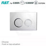 R&T Round Toilet Button G3005007 for In-wall Concealed Cistern G3005/G3005F Variant Colour Available