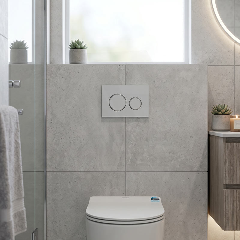 R&T Round Toilet Button G3005007 for In-wall Concealed Cistern G3005/G3005F - Variant Colour