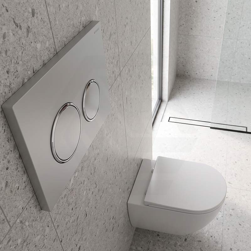 R&T Round Toilet Button G3005007 for In-wall Concealed Cistern G3005/G3005F - Variant Colour