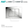 R&T Toilet Flush Button G3005008 for In-wall Concealed Cistern G3005/G3005F - Variant Colour