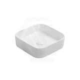 Lukka Kliff 370x370x110mm Square Fine Ceramic Above Counter Basin No Overflow Variant Colour Available