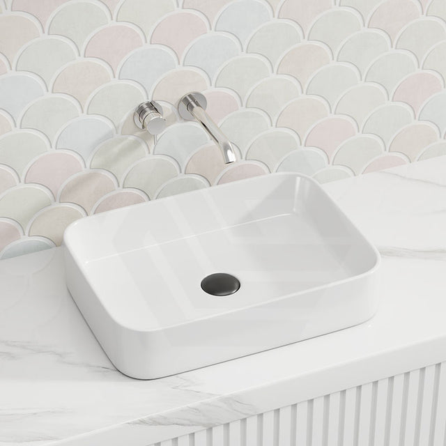 Lukka Kliff 505x370x110mm Fine Ceramic Above Counter Basin No Overflow Variant Colour Available