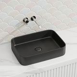 Lukka Kliff 505x370x110mm Fine Ceramic Above Counter Basin No Overflow Variant Colour Available