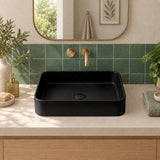 Lukka Kliff Rectangle Ceramic Above Counter Basin No Overflow 505x370x110mm - Variant Colour