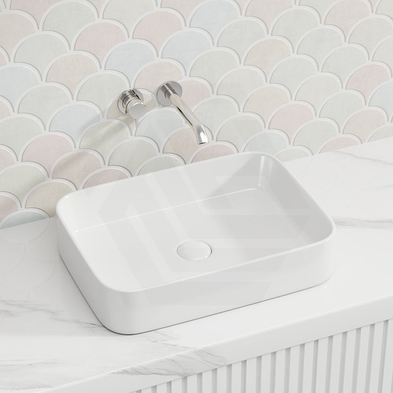 Lukka Kliff 505x370x110mm Fine Ceramic Above Counter Basin No Overflow Variant Colour Available