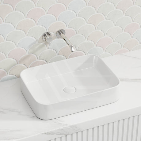 Lukka Kliff 505x370x110mm Fine Ceramic Above Counter Basin No Overflow Variant Colour Available