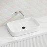 Lukka Kliff Rectangle Above Counter Ceramic Basin 605x375x113mm - Variant Colour