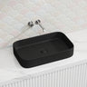 Lukka Kliff Rectangle Above Counter Ceramic Basin 605x375x113mm - Variant Colour