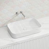 Lukka Kliff Rectangle Above Counter Ceramic Basin 605x375x113mm - Variant Colour