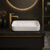 Lukka Kliff Rectangle Above Counter Ceramic Basin 605x375x113mm - Variant Colour