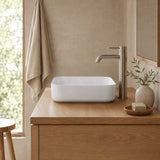 Lukka Kliff Rectangle Above Counter Ceramic Basin 605x375x113mm - Variant Colour