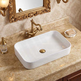 Lukka Kliff Rectangle Above Counter Ceramic Basin 605x375x113mm - Variant Colour