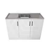 Lukka 1148x870x469mm PVC Kitchenette/Laundry Cabinet Only, Stainless Steel Sink Available