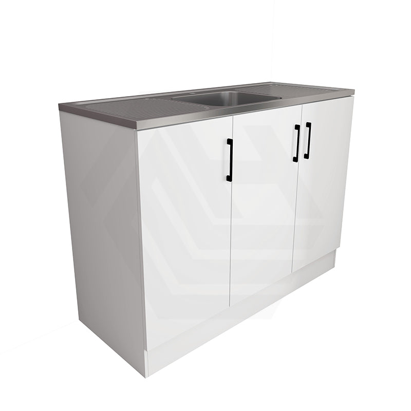 Lukka 1148x870x469mm PVC Kitchenette/Laundry Cabinet Only, Stainless Steel Sink Available