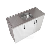 Lukka 1148x870x469mm PVC Kitchenette/Laundry Cabinet Only, Stainless Steel Sink Available