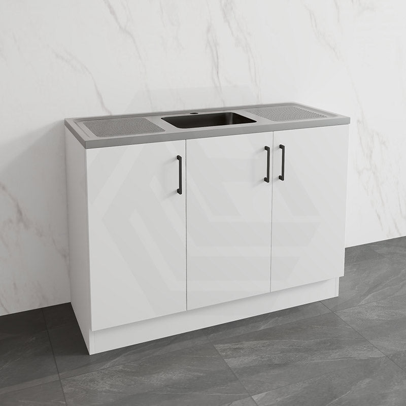 Lukka 1148x870x469mm PVC Kitchenette/Laundry Cabinet Only, Stainless Steel Sink Available