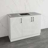 Lukka 1148x870x469mm PVC Kitchenette/Laundry Cabinet Only, Stainless Steel Sink Available