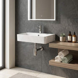 Lukka Kliff Ceramic Above Counter/Wall Hung Basin with Overflow 710x425x135mm - Gloss White