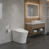 Lukka Ceramic Back to Wall Smart Toilet 684x408x474mm - Gloss White