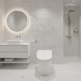 Lukka Ceramic Back to Wall Smart Toilet 684x408x474mm - Gloss White