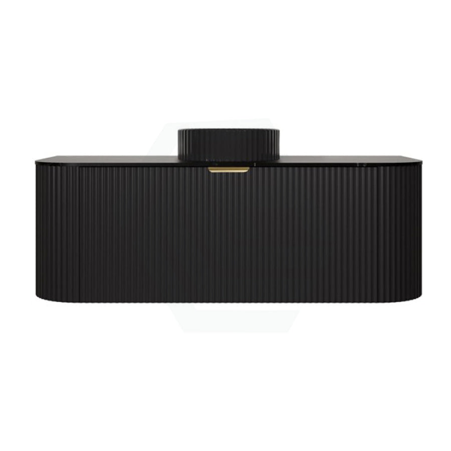Lukka Agena 1200mm wall hung vanity in Matt Black
