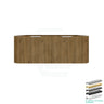 Lukka Agena 600-1800mm Costal Oak Fluted Wood Grain Wall Hung Vanity with Multi-colour handle and with/without Top