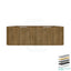 Lukka Agena 600-1800mm Costal Oak Fluted Wood Grain Wall Hung Vanity with Multi-colour handle and with/without Top