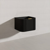 600mm  Lukka Agena Fluted Wall Hung Vanity with Soft Closing Drawers Variant Colour Available