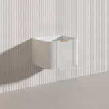 600mm  Lukka Agena Fluted Wall Hung Vanity with Soft Closing Drawers Variant Colour Available